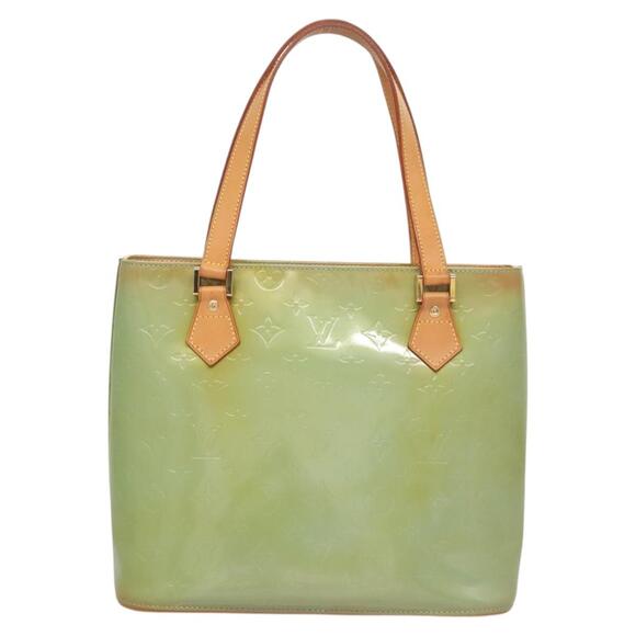 LOUIS VUITTON Monogram Vernis Houston Hand Bag Baby Blue M91005 - Picture 3 of 13